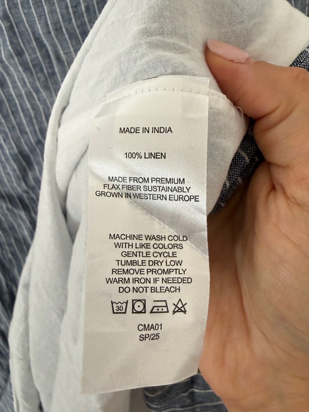 100% European Linen Strapless Maxi Dress - Picture 9 of 11
